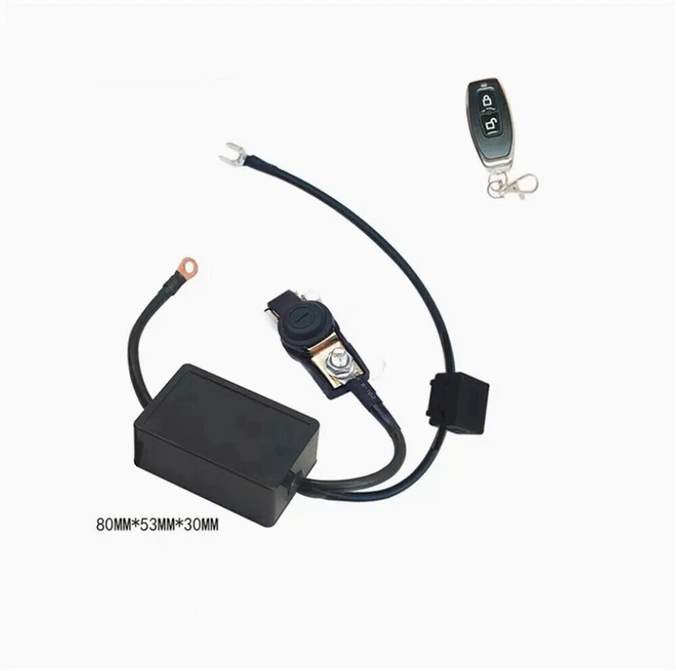 Car Battery Disconnect Automatic Cut Off Isolator Master Switch Kit with Remote Foto 3 de 4