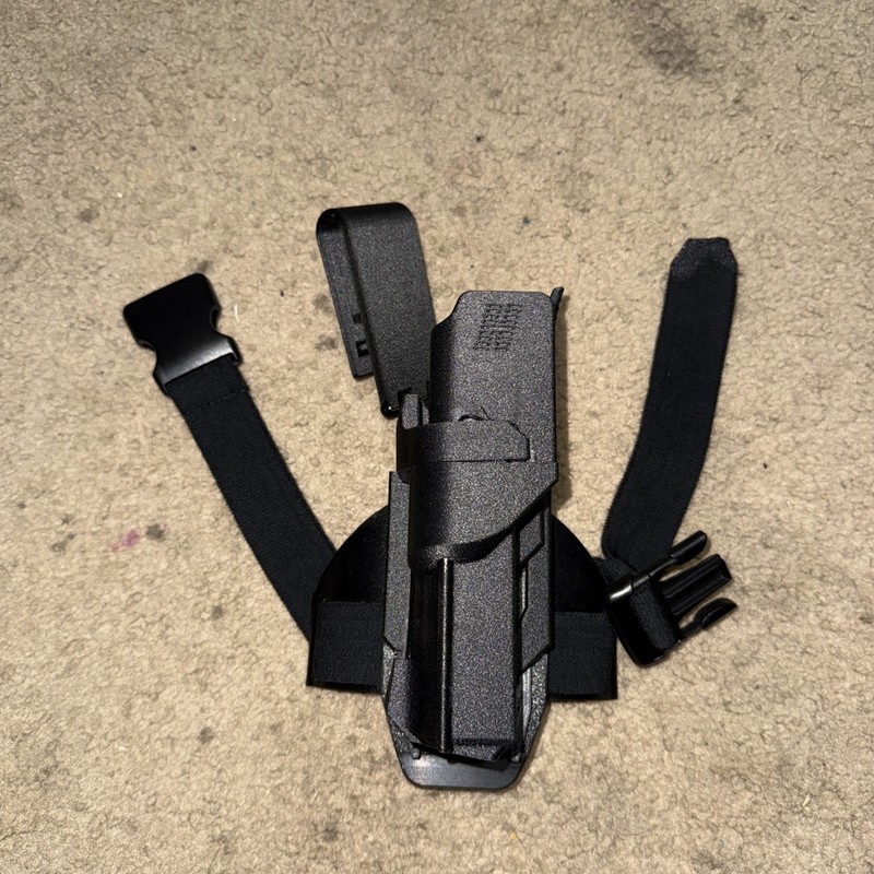 Hushholster Large Frame Drop Leg Holster Right Hand for SUREFIREX300 Series mk23