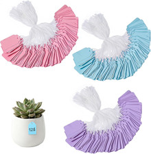 300 Pcs Colored Price Tags With String Blank Paper Labels For Jewelry Pricing