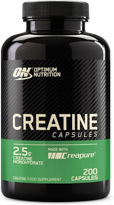 Optimum Nutrition Kreatin Kapseln mit 2500 mg à 200 Stück (1er Pack) 