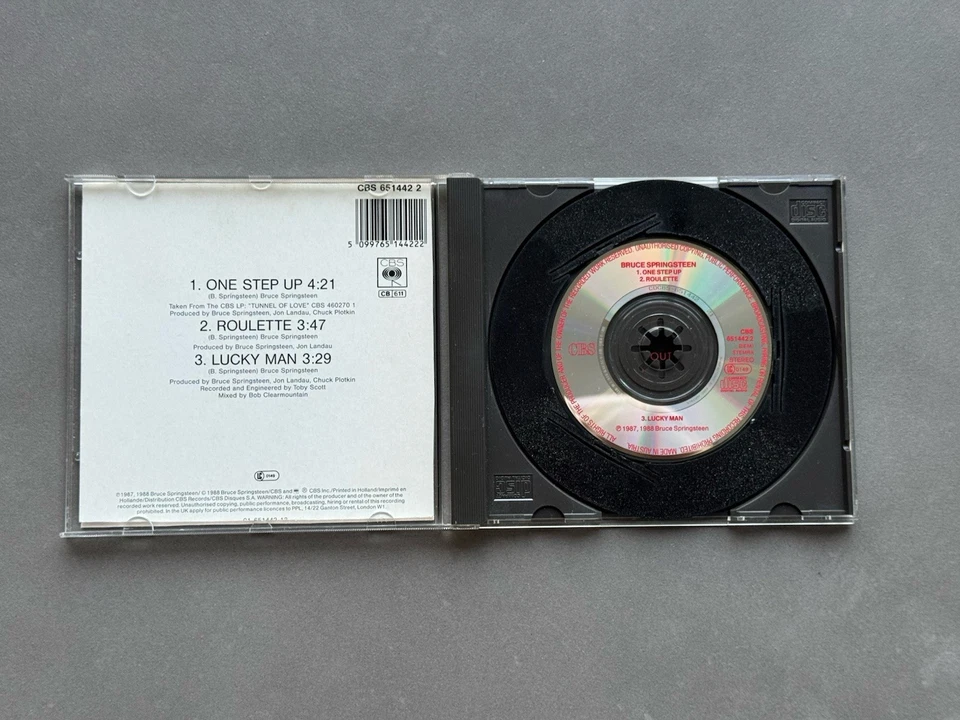 Bruce Springsteen – One Step Up – 3” Mini CD Single 1988 + Adapter – RAR - Bild 3 von 4