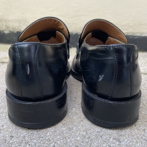 Loake Design Crow Loafer Shoes Men's UK 10 Black Leather Slip-On Smart Dress - Picture 8 of 22