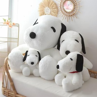 Big Size Snoopy Plush Toy White Dog Soft Pillow Stuffed Doll Cartoon Anim Gifts