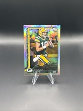 2025 Topps Chrome Football Jordan Love Refractor Green Bay Packers