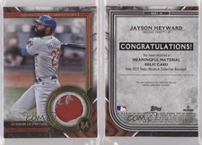2022 Topps Museum Collection Meaningful Materials Relics Gold /25 Jason Heyward