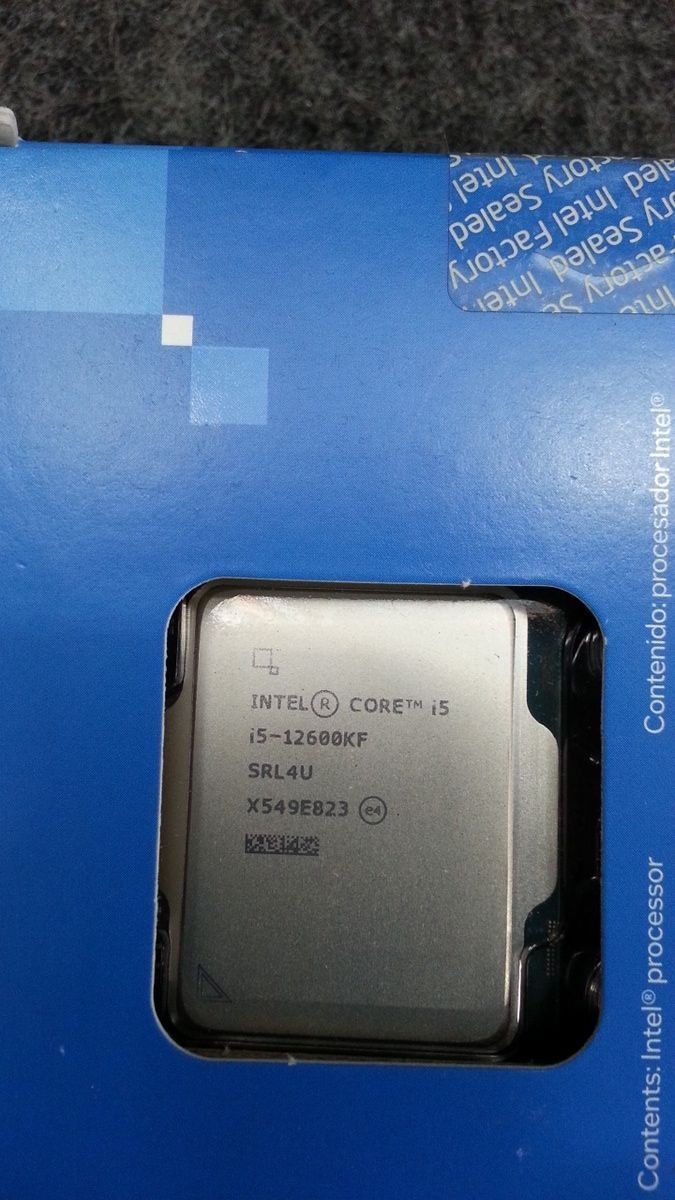 CPU Intel Core i5-12600KF CPU LGA 1700 Intel Core i5-12600KF Desktop Processor (20M Cache, up to 4.90 GHz)