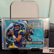 Matthew Stafford 2026 Wild Card QB1 On The Clock Blue 2/6
