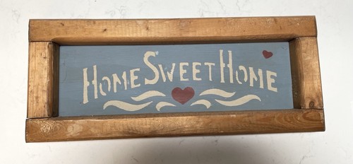 Vintage Wooden Home sweet Home Sign - Picture 1 of 5
