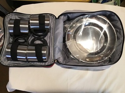 METAL CAMPING DISH SET OF 20 PIECE 