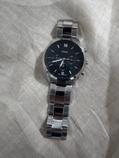 Fossil Men's FS5384 Neutra Chronograph Silver Stainless Steel Watch 44mm