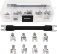 CNC Wheel Spoke Spanner, Motorcycle Repair Tool Kit 5.0-6.8Mm Spoke Wrench Set f