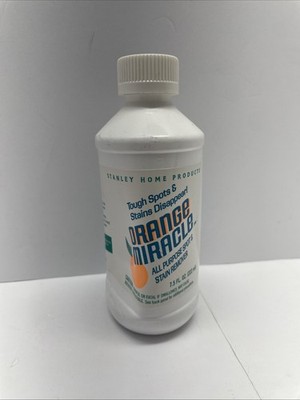 New Stanely Home Products Orange Miracle All Purpose Spot Stain Remover 7.5oz