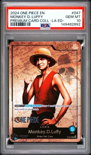 2024 One Piece Premium Collection Live Action Edition Monkey D. Luffy 047 PSA 10