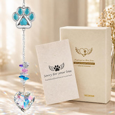 Dog Memorial Gifts for Loss of Dog,Pet Memorial Gifts Blue 