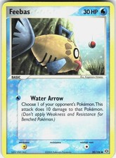 Feebas 50/106 Common Emerald Pokemon Moderately Played
