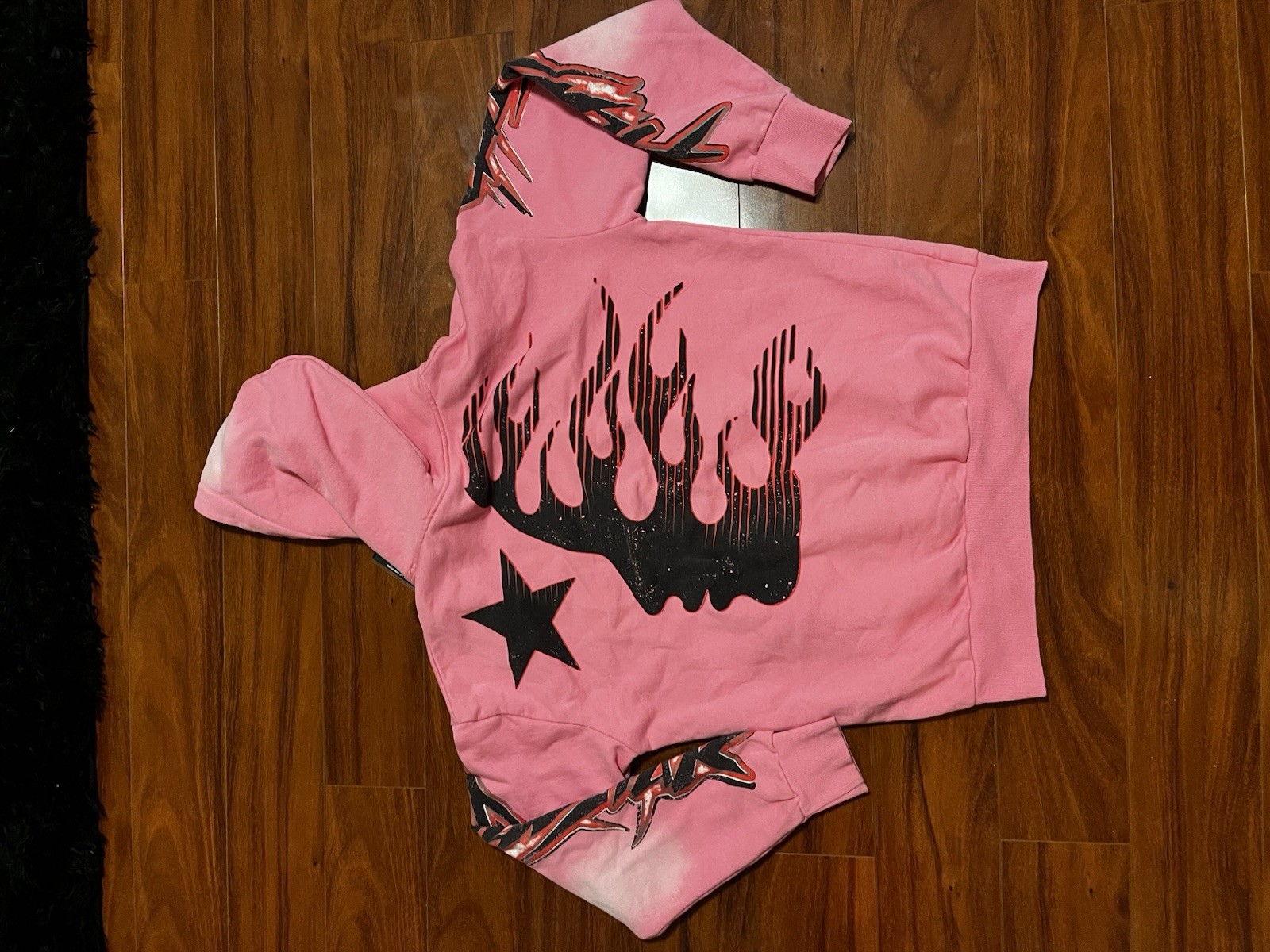 NEW Hellstar Brainwashed Without Brain Hoodie Pink - image 3