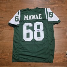 Kevin Mawae Signed New York Jets Custom Jersey w HOF 2019 TRISTAR COA #68 ALLPRO