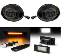 LED NSW Set Schwarz Smoke Passend FüR BMW 5Er E39 Baujahr 1995-2004