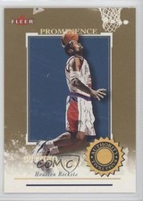 2000-01 Fleer Authority Prominence 125/75 28/125 Cuttino Mobley #2 11pj