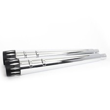 4" Silencieux d'échappement Slip-On Dual Pipes pr Harley Touring FLTRX '95-'16