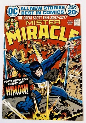 Mister Miracle #9 1st Appearance Of Himon 1972 Bronze Age DC Comics New Gods