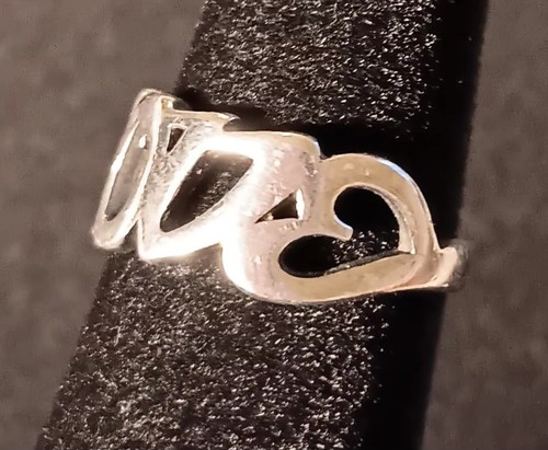Rare Retired James Avery Script Love Ring Size 7 - Picture 9 of 10