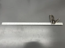 BROWN & SHARPE 24" MACHINIST COMBINATION SQUARE TEMPERED STAINLESS VGC USA