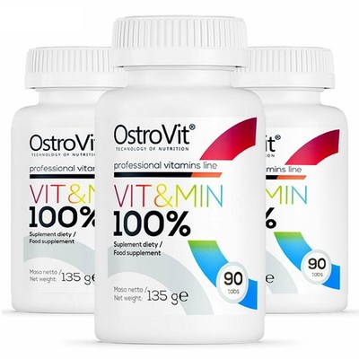 VIT&MIN - 90-270 Tabs - Immune System Energy Health Skin Bones Teeth Nails Hair