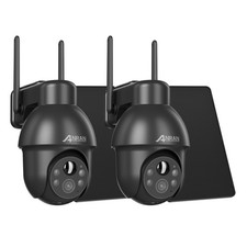 ANRAN 2Pcs 3MP Wireless Solar Battery Powered Wifi Home Security Camera Outdoor