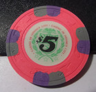 CASINO DE ISTHMUS CITY CASINO $5 MOVIE PROP CASINO gaming poker chip — photo 1