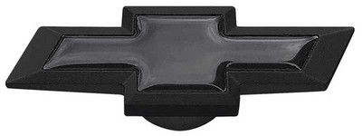 Extra-Large Chevy Bowtie Emblem Air Cleaner Center Nut Black Crinkle With Black.