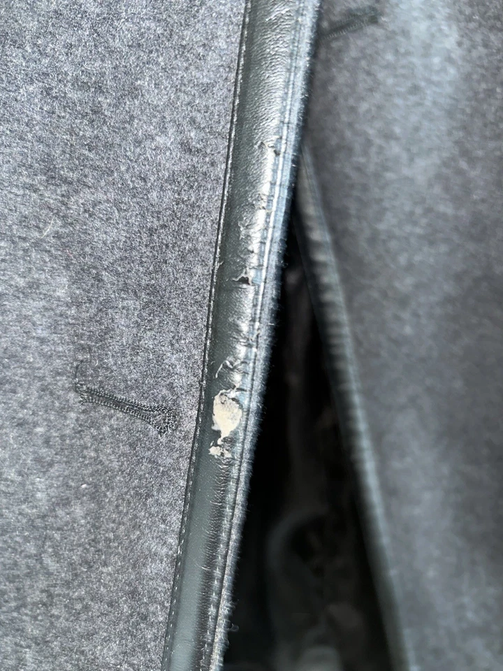 Abrigo Monroe And Main Talla XL Abrigo Guisante Chaqueta Negra Mujer’s Parka Mezcla Lana Foto 3 de 4