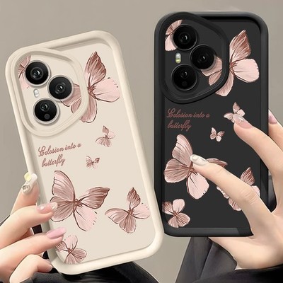 Case For Honor 400 200 Pro X9c X8c Magic 7 Lite Butterfly Pattern TPU Soft Cover
