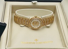 Vacheron Constantin 18K Rose Gold Patrimony Traditionnelle Factory Diamond Watch 13