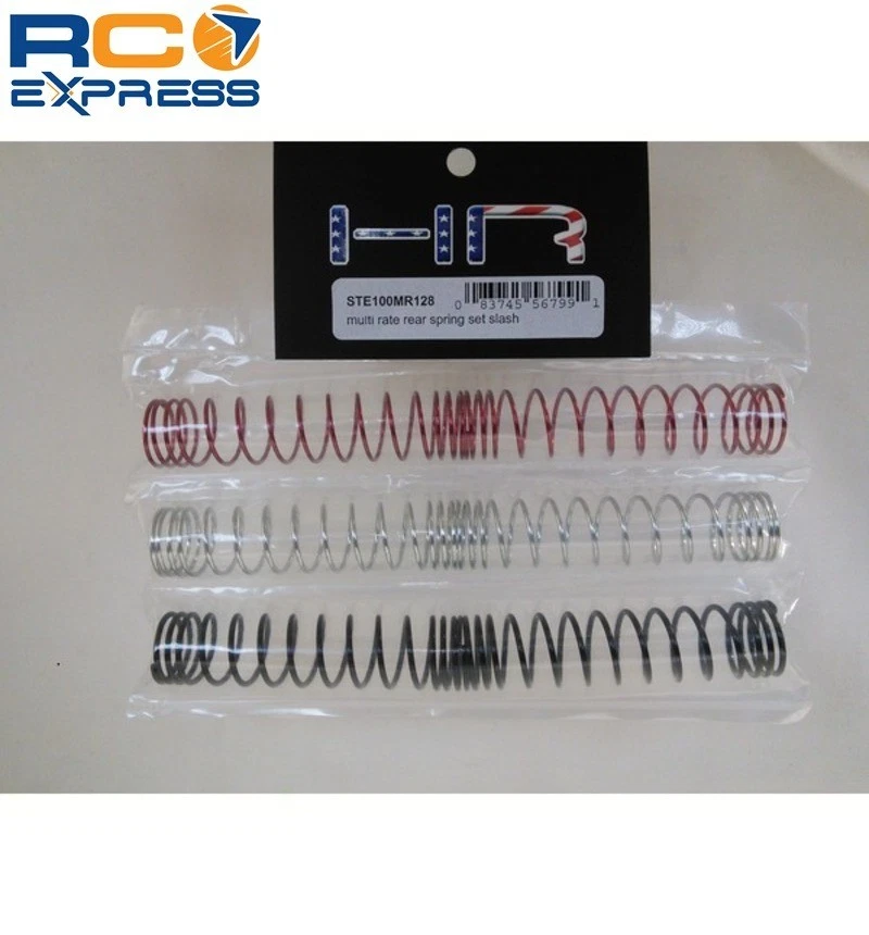 Hot Racing Traxxas Slash Rustler Stampede Multi-Rate Rear Spring Set STE100MR128 - Image 2 of 2