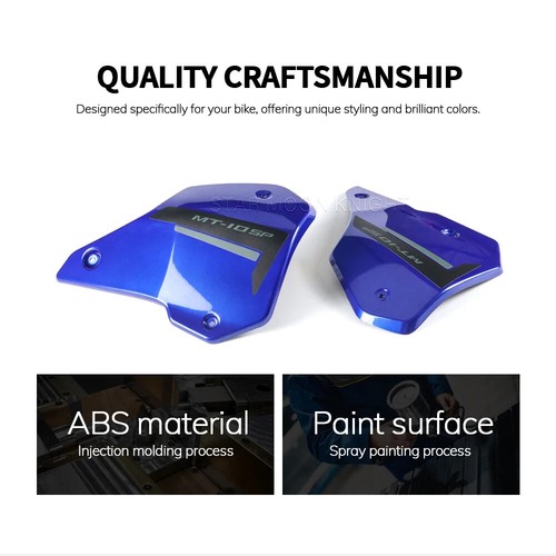 Blue Infill Panels Frame Cover For Yamaha MT-10 SP 2022- Side Fairing Guard - Picture 3 of 13
