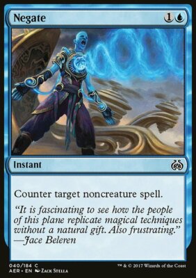 Magic the Gathering MTG Negate (40) Aether Revolt   LP