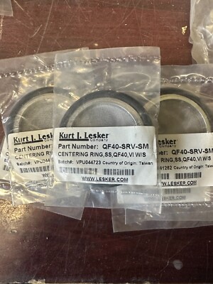 Lesker QF40-SRV-SM, Lot of 6 Screen Rings New in Bag Shipped by ...