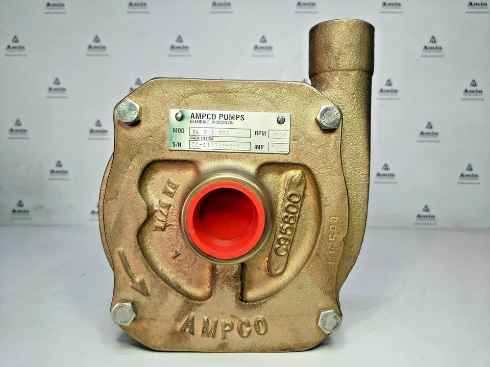 Ampco pumps KC2 1-1/4 X 1 Centrifugal pump with 2 HP Electric motor - NEW - Image 4 of 4