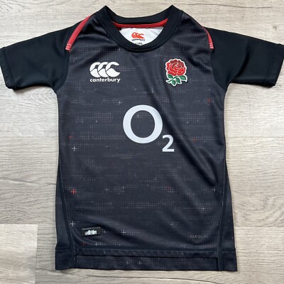 Camiseta de Rugby Inglaterra Canterbury O2 Atlética Negra
