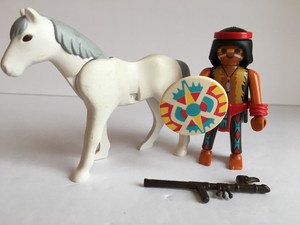 campamento indio playmobil