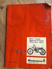 Husqvarna 250 360 400 Motorcycle Booklet
