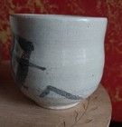 Vintage Studio Art Pottery 1984 Handmade Japanese Mother Father Small Tea Cups  — photo 6