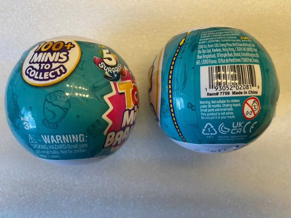 💎 "NEW & UNOPENED" ZURU 5 SURPRISE - SERIES 1 TOY MINI BRANDS LOT OF 2 💎 - Image 2 of 2