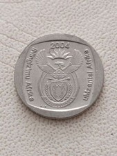 2004 SOUTH AFRICA / SUID AFRICA 1 RAND XF animal coin collection Kayihan T73