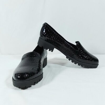 Easy Spirit Women's David Tate Pearl Black Loafer New in Box - Main Image