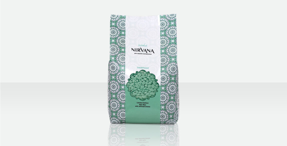 ITALWAX NIRVANA Premium Hot Film Wax Hair Removal - Sandalwood 1 Kg