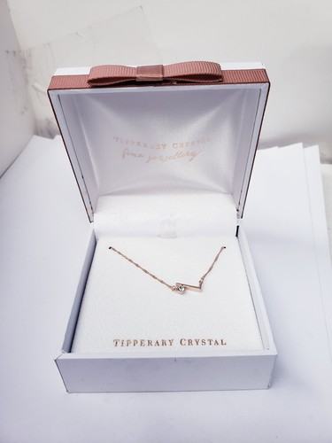 Tipperary Crystal Letter "L" Pendant NECKLACE 16" -18"