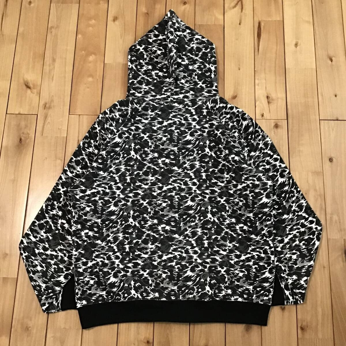 BAPE カモベルト Lサイズ BAPE Leopard camo full zip hoodie a bathing ape NIGO Size M