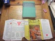 William Byron Mowery The Black Automatic Book Western 1939 Dust Jacket DJ